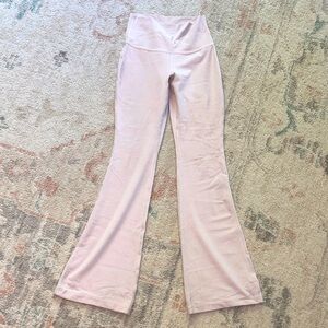 TnaButter Flared High-rise Leggings - Light Pink - Size xs - Aritzia